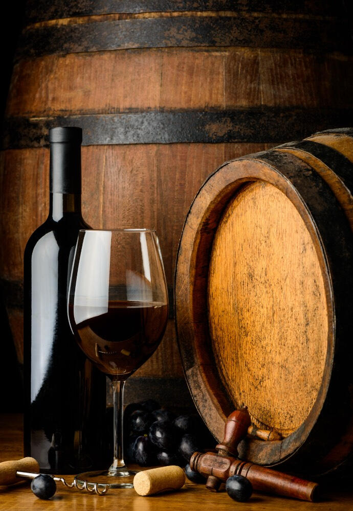 Nuestra trayectoria Barricas de vino añejas